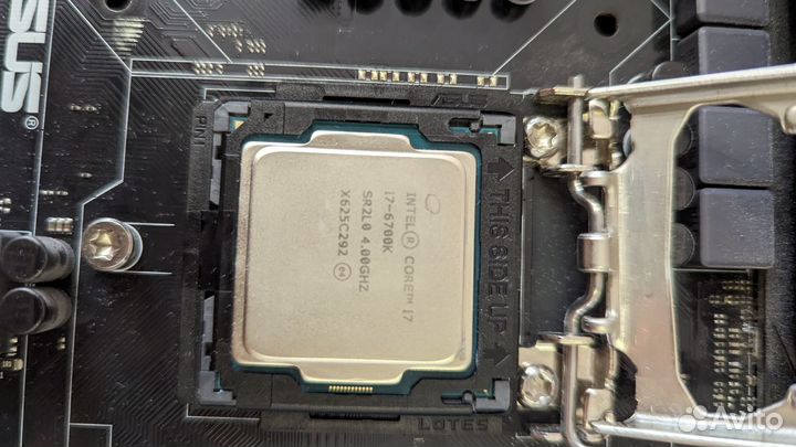 Материнская плата Asus с процессором i7 6700K