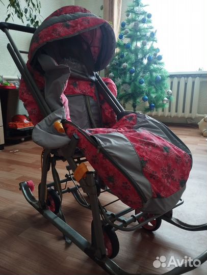 Коляска санки