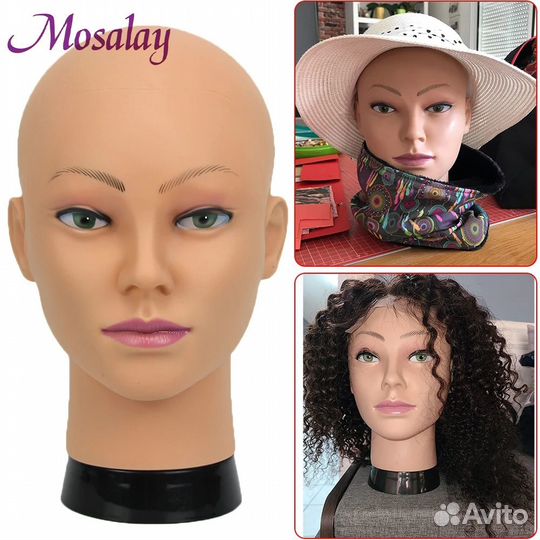 Манекен голова для париков