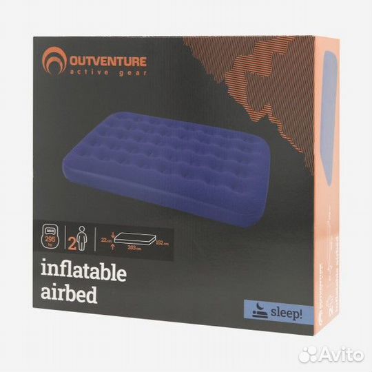 Новый матрас надувной Outventure 203х152х22 см