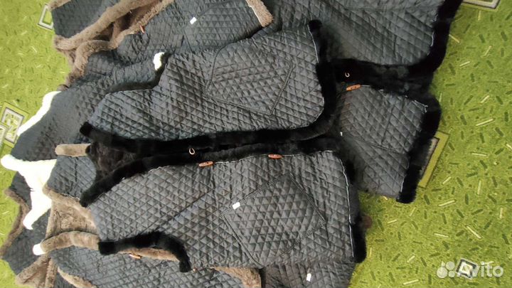 Жилетка безрукавка овчина