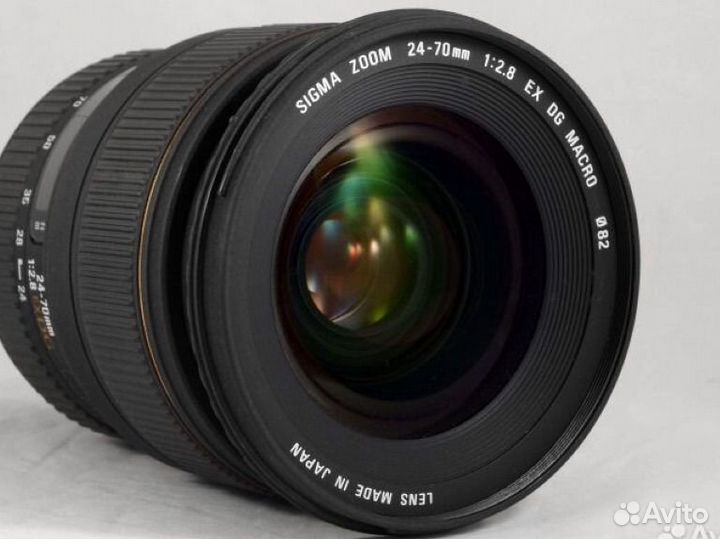 Объектив Sigma 24-70 mm f2,8 EX DG Macro (Nikon)