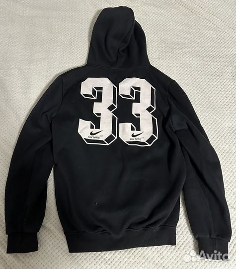 Толстовка off white x nike