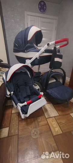 Коляска adamex monte carbon 3 в 1