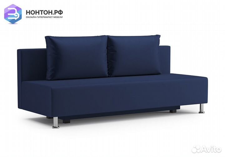 Диван еврокнижка Канна саржа тёмно-синяя