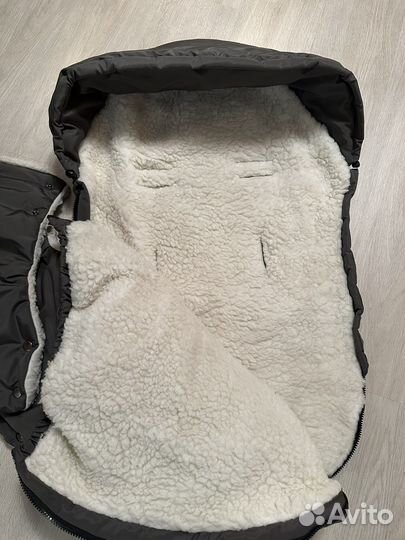 Конверт в коляску на овчине