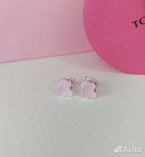 Серьги Tous с кварцитом
