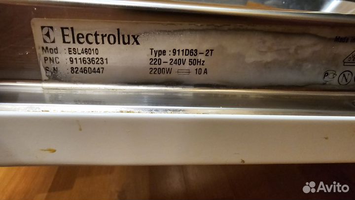 Посудомоечная машина electrolux 45