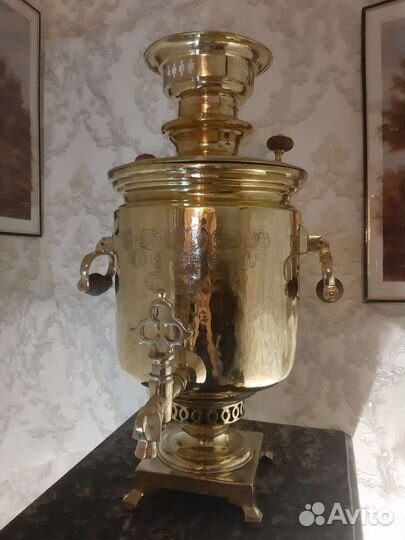 Царский самовар на дровах Тульский