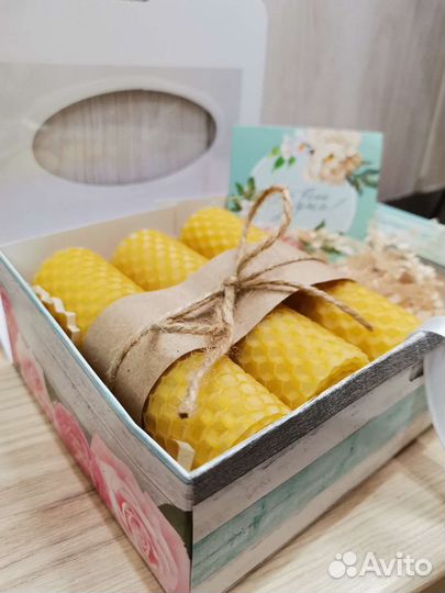 Набор свечей из вощины