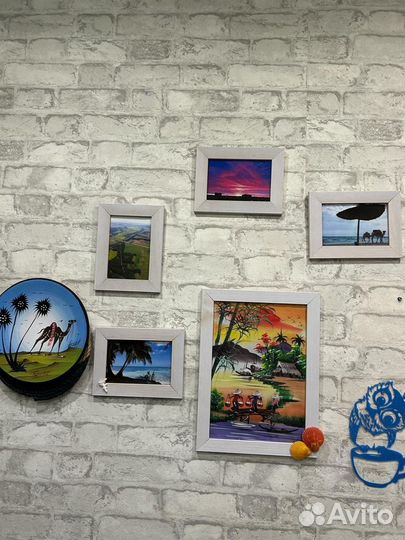 Рамки с фото, тарелочка Тунис, картина Вьетнам