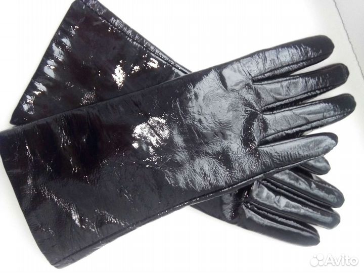 Перчатки женские кожа