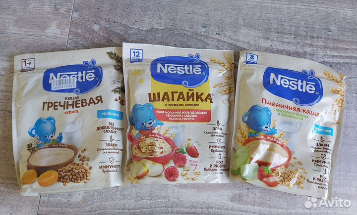 Каша нестле молочная