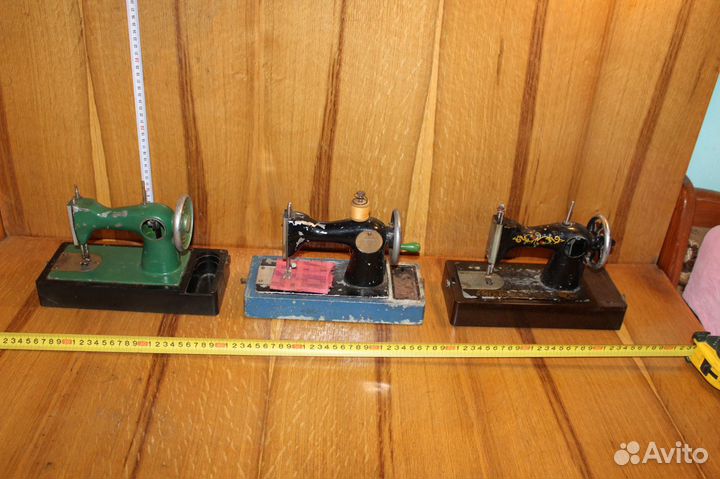 Швейные детские машинки с футляром Утюг СССР