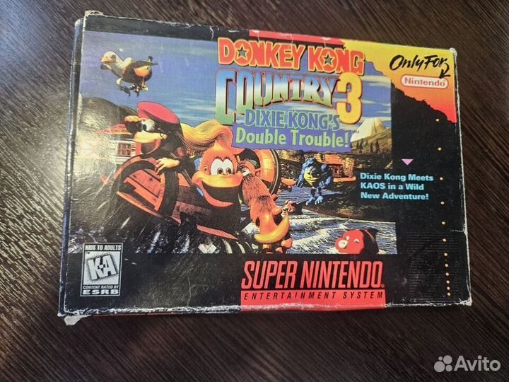 Картридж Donkey Kong Country 3 snes PAL