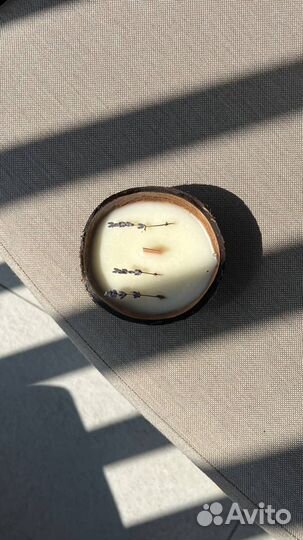 Массажные свечи в кокосе, кокосовое масло, арома