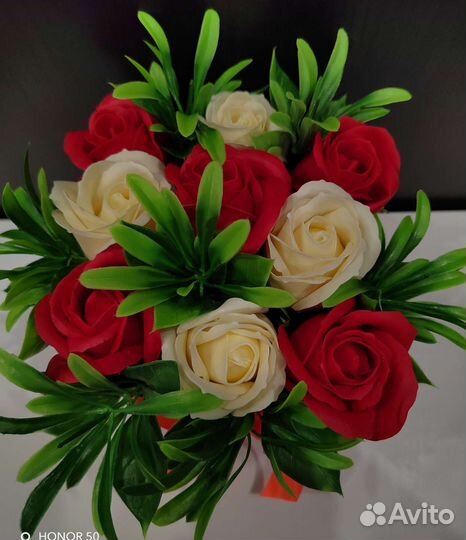 Букет цветов из мыла