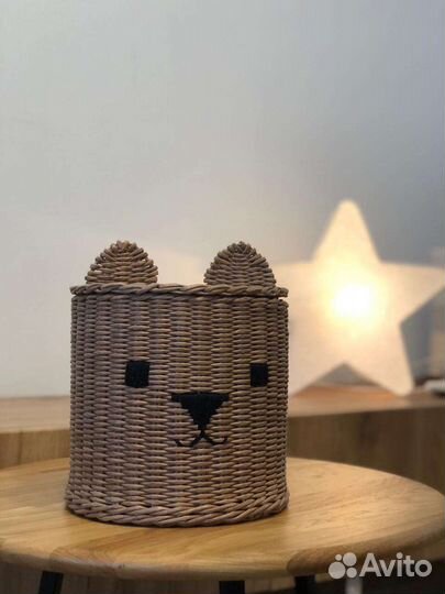 Корзина плетеная детская