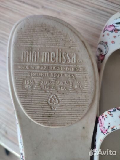 Туфельки Минни мелисса