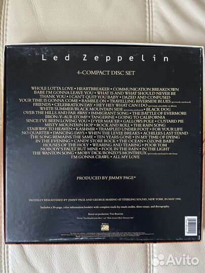 Led Zeppelin 4 CD box set