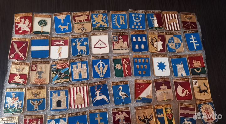 Значки Гербы городов. Геральдика. кэмз