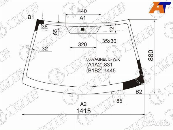 Стекло лобовое nissan almera classic