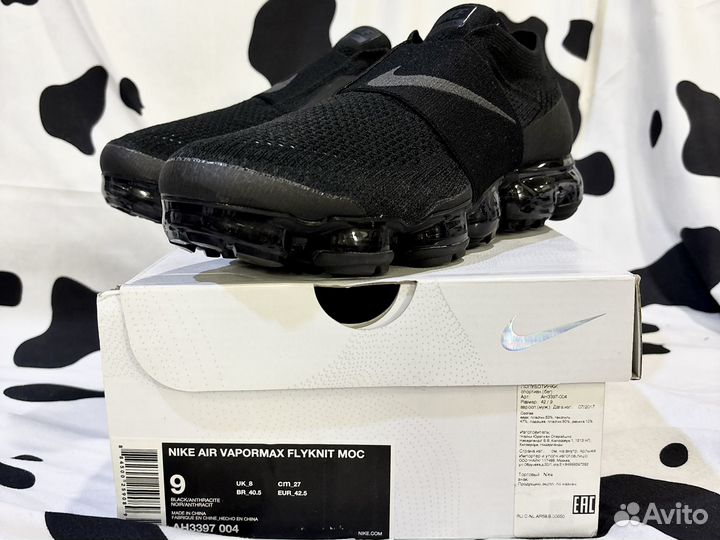 Nike Air Vapormax Flyknit MOC Black 9us