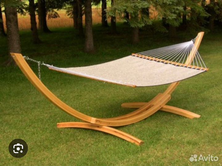 Гамак со стойкой (дерево)