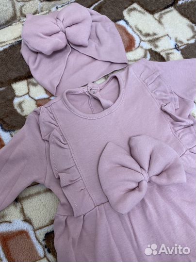 Комплект на выписку для девочки