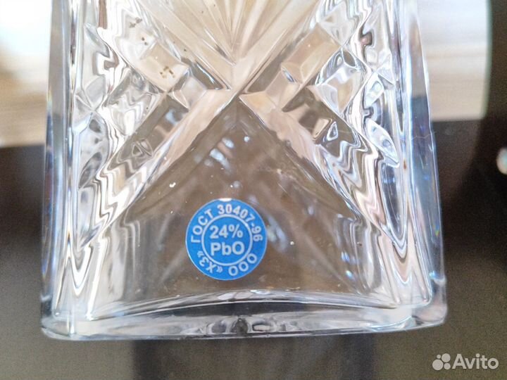 Графин штоф 0.75 л хрусталь Гусевской завод СССР