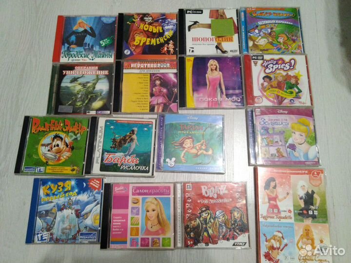 CD диски с играми
