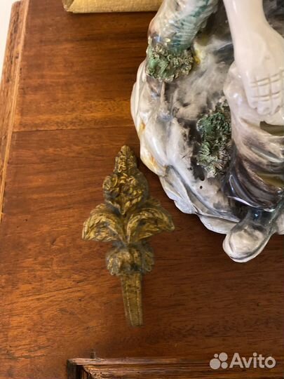 Антикварные бронзовые подхваты для штор. Франция