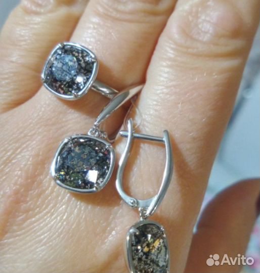 Серебряные серьги