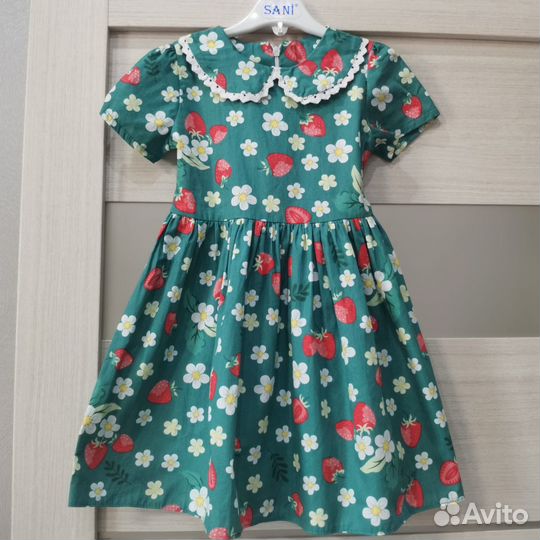 Новое платье хлопок на 3-4 года