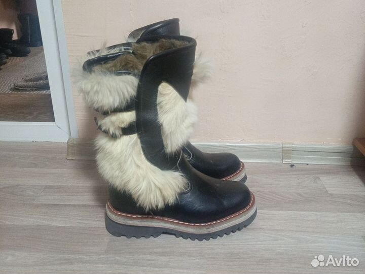 Натуральные сапоги мужские зимние 41 размер