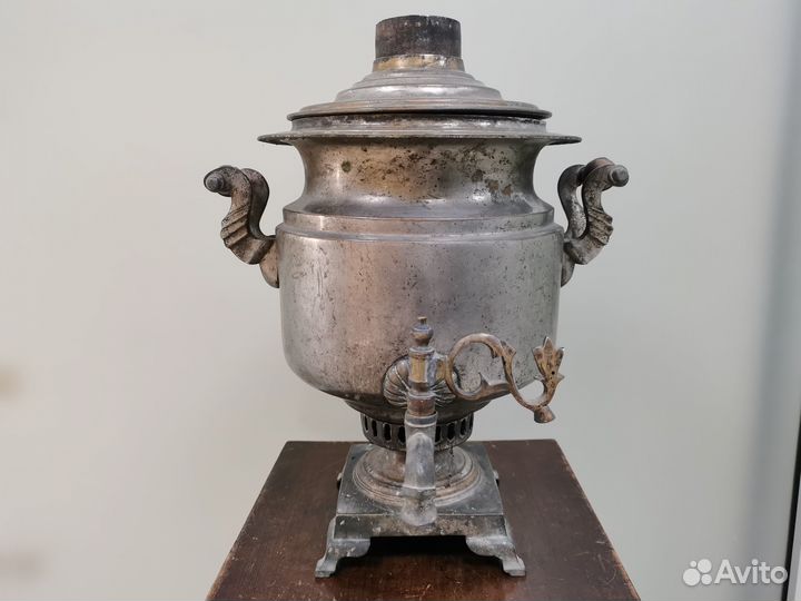 Самовар царский 19 век кастрюля Бр. Шемарины 6 л