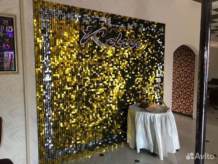 Панели с пайетками,вывеска с пайетками, фотозона