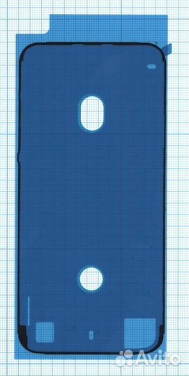 Водозащитная проклейка iPhone 7 черная