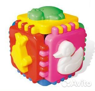 Логический куб Весёлые зверята 01326