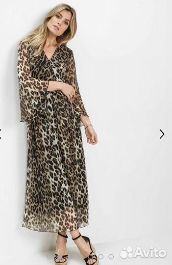 Шифоновое платье новое 46-48