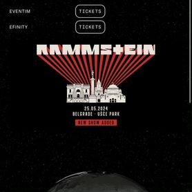 Билеты на концерт rammstein 25.05.2024 Belgrad