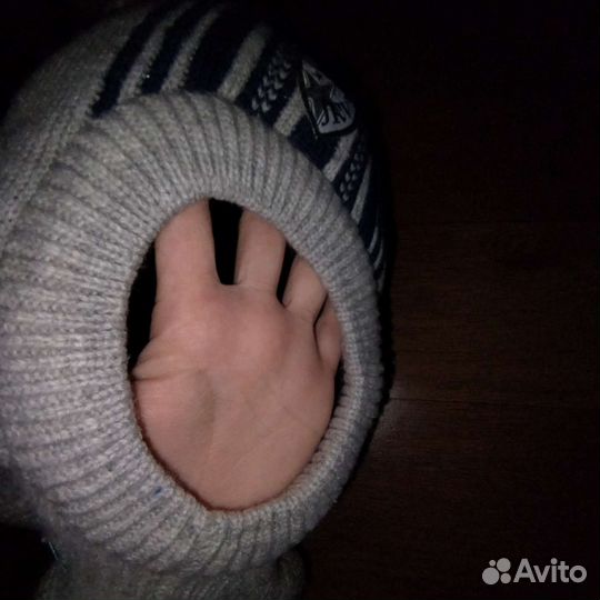 Шапка шлем журавлик р 44-46