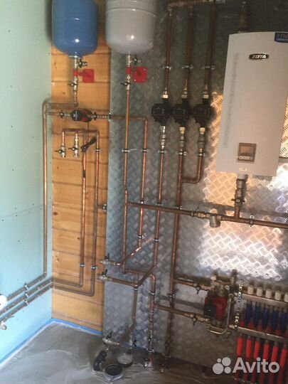 Услуги сантехника отопление