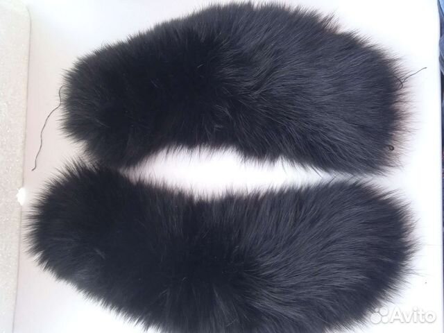Меховой воротник песец