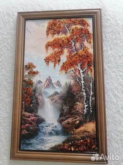 Картина из янтаря новые