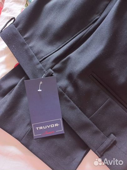 Брюки классические школьные мужские