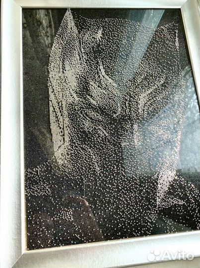 Портрет- Черная Пантера Marvel