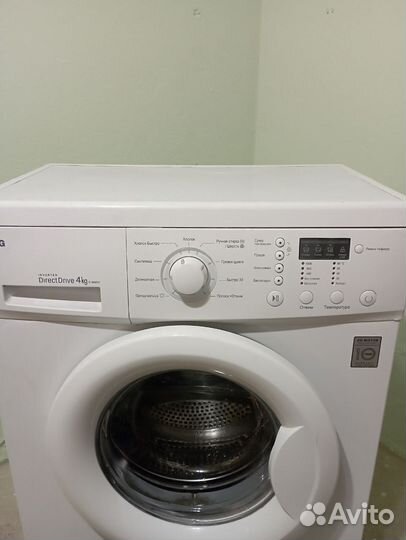 Стиральная машина LG direct drive узкая 4кг
