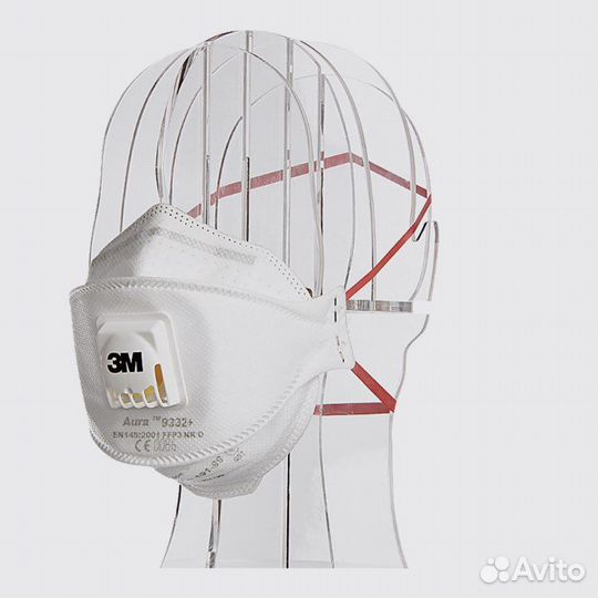Респиратор 3M Aura 9332+ (FFP3 NR D) комплект 5 шт
