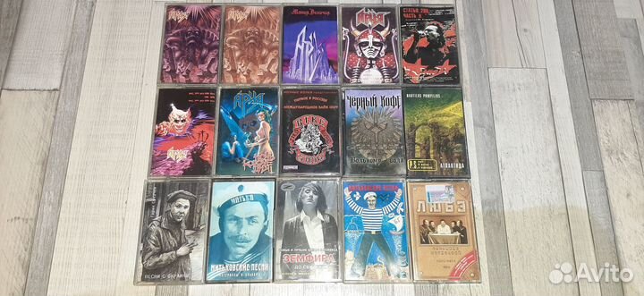 Аудиокассеты с русским роком